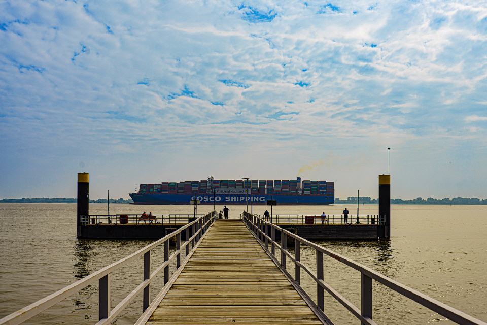 Fähranleger Krautsand/Elbe